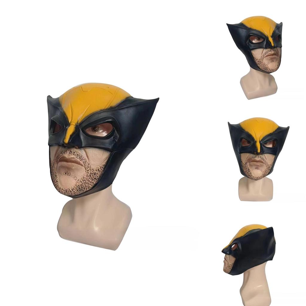 Maschera di Wolverine Marvel e Maschera di Deadpool per Feste in Costume Cosplay di Halloween