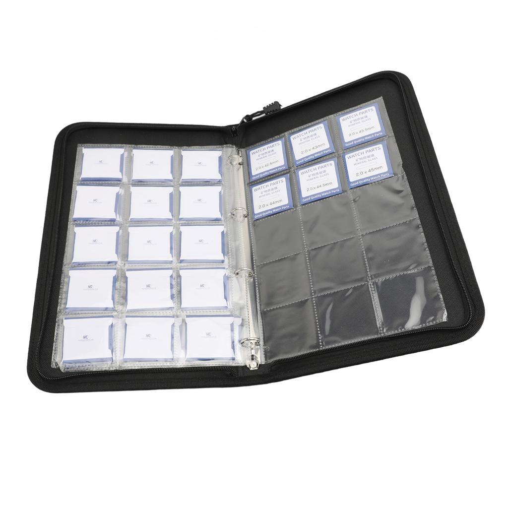 51pcs 20?45mm Round Flat Watch Glass Crystal Lens Mineral Glass 2.0mm Thickness Watch Replacement