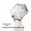 Beneunder Portable UV Protection 5-Fold Sun/Rain Umbrella