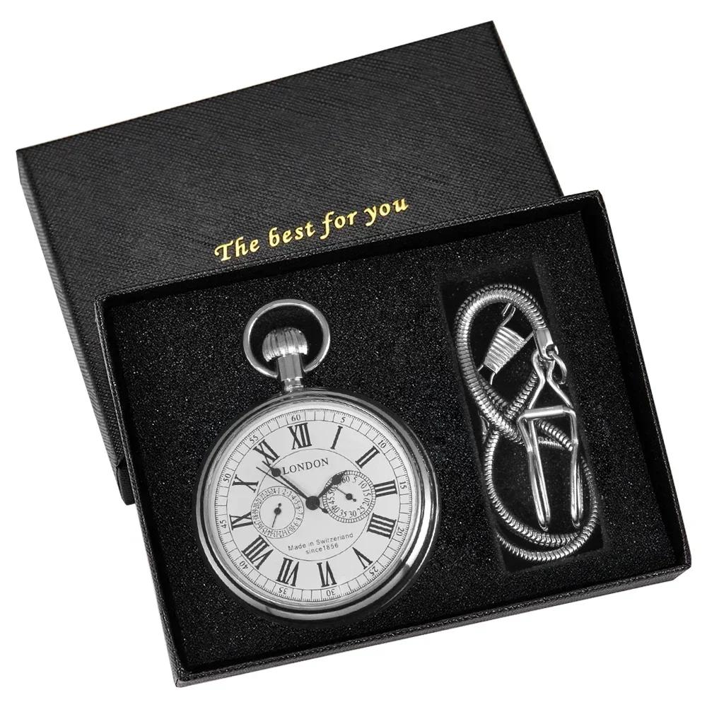 London Double Subdial Hand-Wound Chain Mechanical
