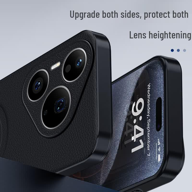 Huawei Pura 90 Pro Magnetische Leder Handyhülle