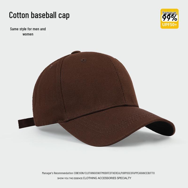 Japanese Style Women's Solid Color Baseball Cap with Adjustable Fit for Spring and Autumn