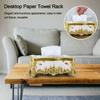 Style Bathroom Kitchen Napkin Paper Boxes Desktop Paper Towel Rack Storage Case Hotel Tissue Box