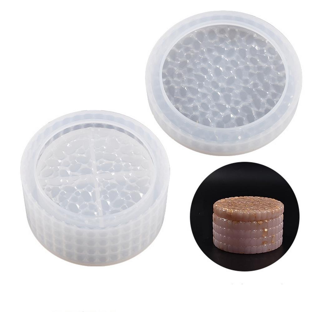 

Diamond Pattern Roman Storage Box Silicone Mold With Lid Handmade Container Jars Resin Epoxy Mould Jewelry Box Making Molds
