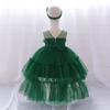 1 2 Year Old Baby Girl Floor Length Birthday Party Cocktail Dresses Christmas Infant Ball Gown Toddler Christening Party Dress