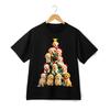 Holiday Puppy Christmas Tree T-Shirt Golden Retriever Graphic Cotton Tee