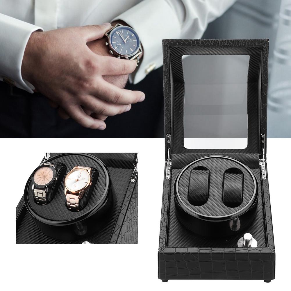 2+0 Automatic Watch Winder Box for Wristwatch Mechanical Watch