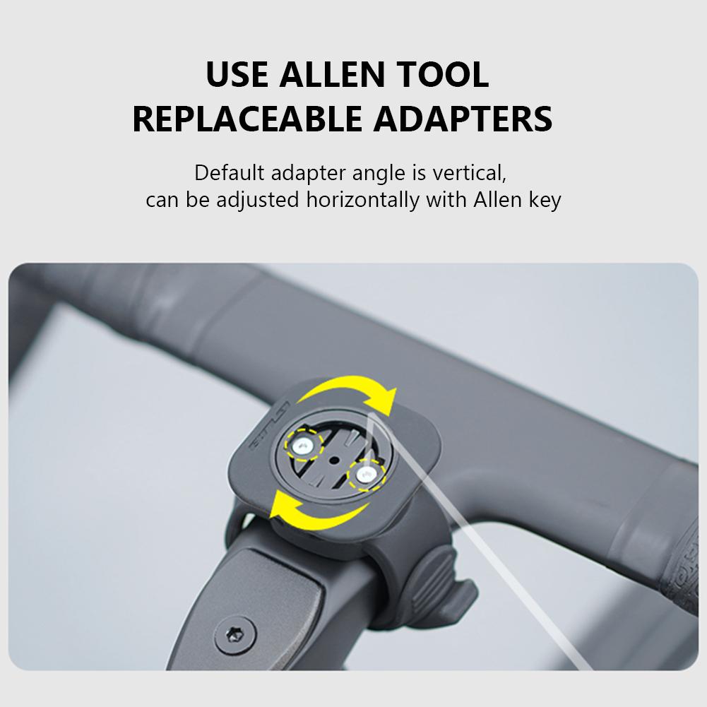 Silicone Bicycle Handlebar Computer Mount Multi-Function Cycling Extended Computer Mount Bike Computer Stand Cycling Accessories