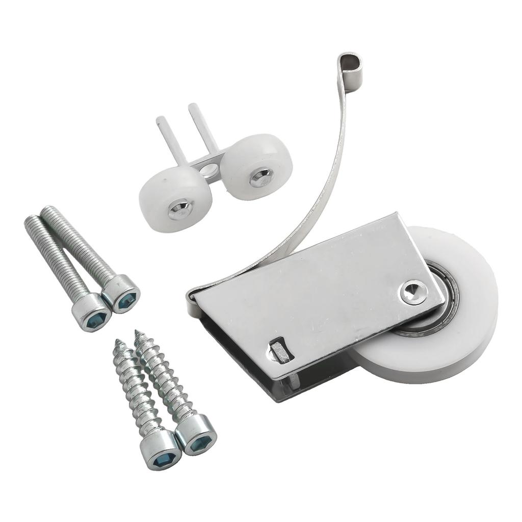 2Set Wardrobe Sliding Door Moving Wheel Hanging Pulley Wheel Furniture Cabinet Door Roller Slide Doors Pulley Hardware