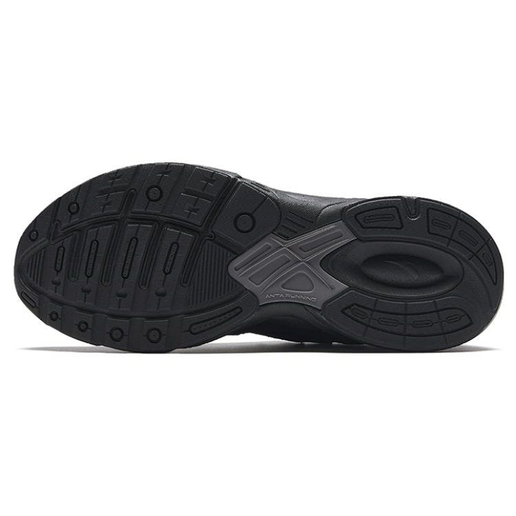 Anta Exploration Hiking Shoes Non-Slip Durable Low-Top Running Shoes Men Shoes Black 912335595-4