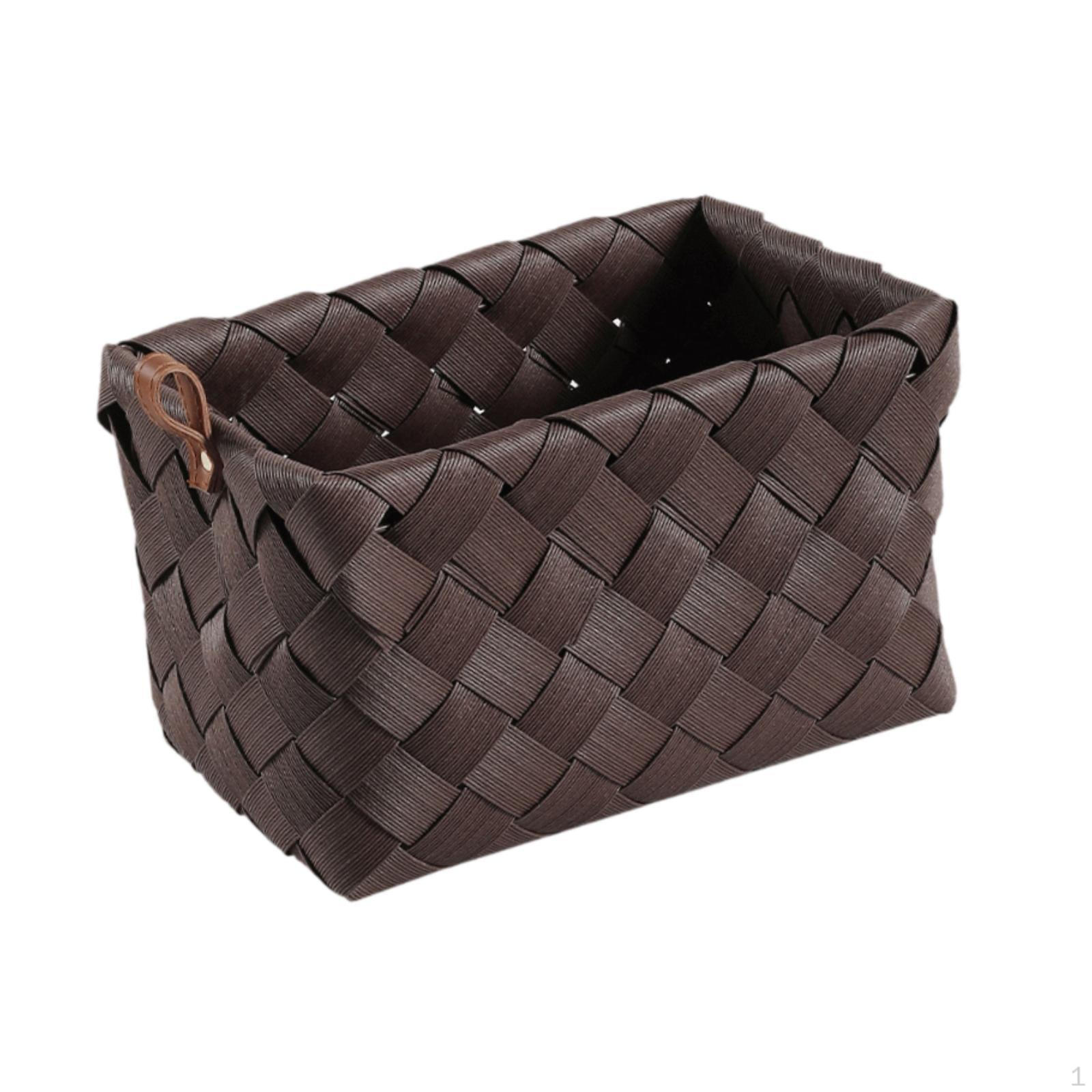 

Rattan Storage Basket Organizer for Home And Garden 22cmx15cmx13.5cm