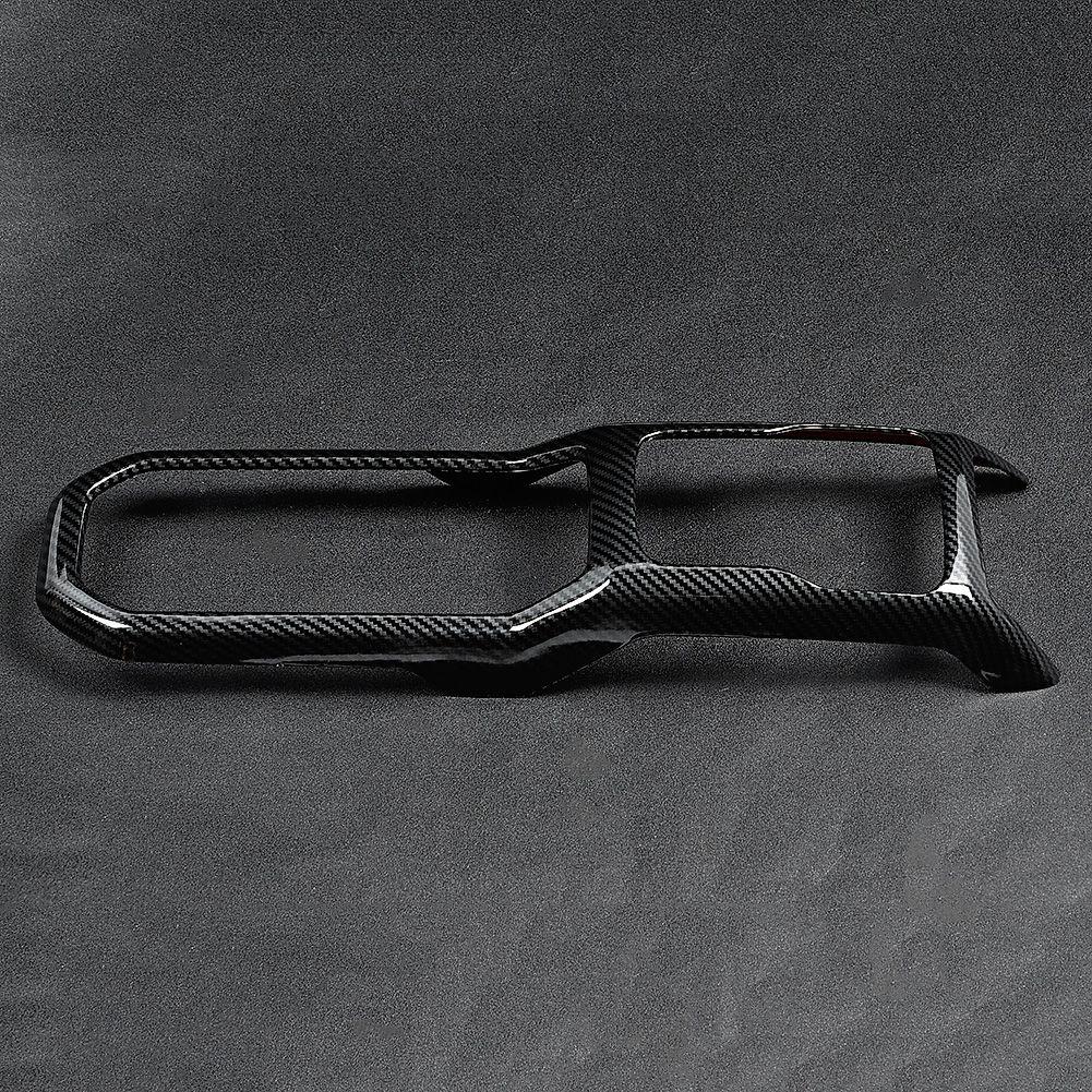 Dekorleiste Abdeckung Rahmen für Schalthebel im Carbonfaser-Stil passend für Jeep Wrangler JL 2018