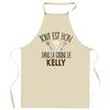 Planetee Apron Everything Is Good In KELLY's Kitchen | Original Name Gift for Cook | Protective Clothing Blouse