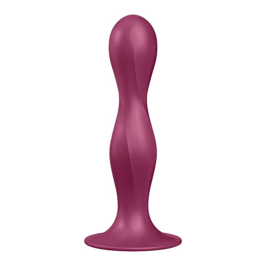 Satisfyer Double Ball Geisha Dildo - Red
