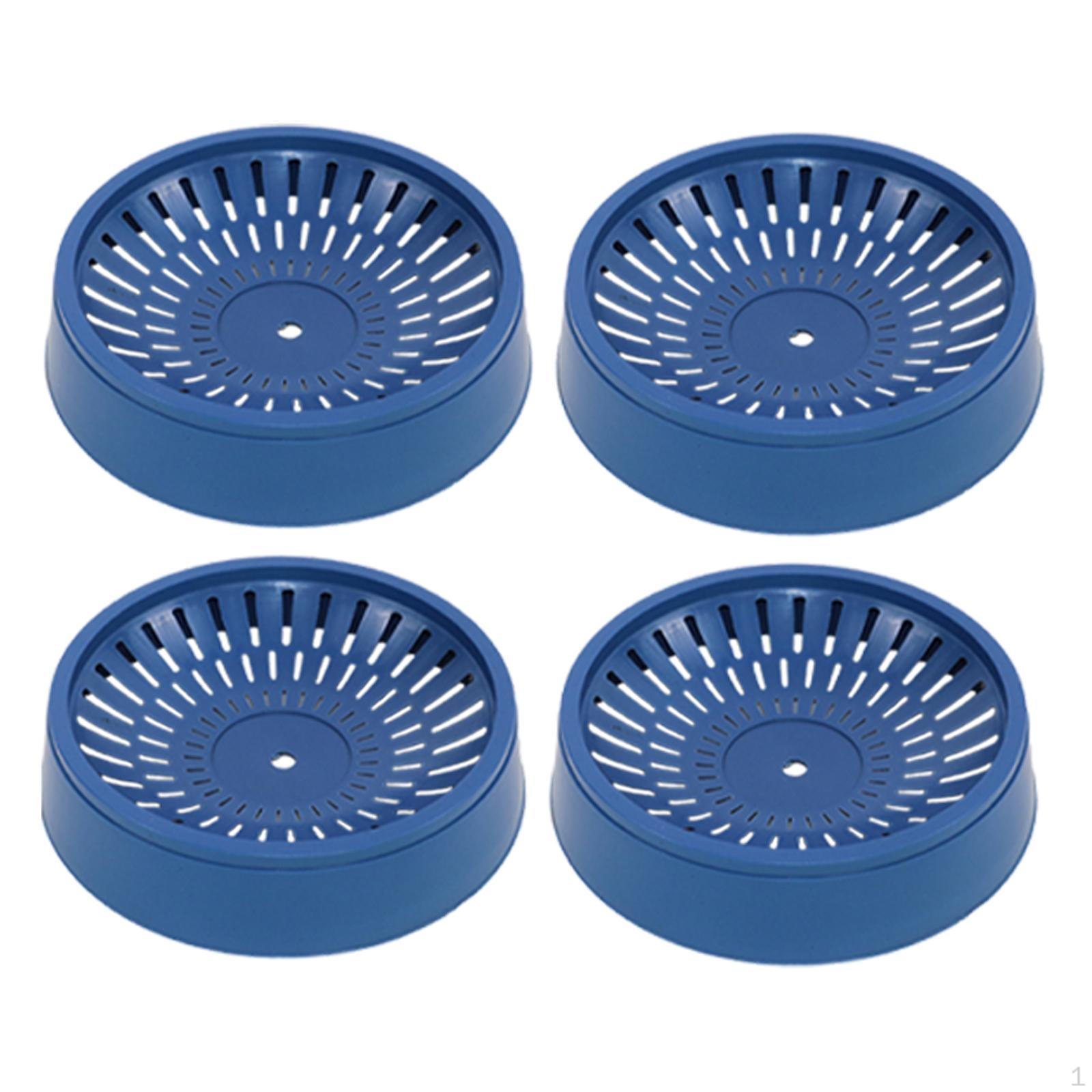 

4 упаковки мисок для птиц с отверстиями, принадлежности для неразлучников и зябликов