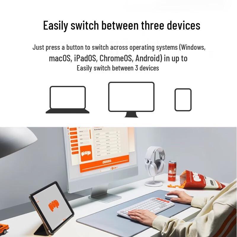 Logitech POP ICON COMBO Wireless Keyboard & Mouse Set