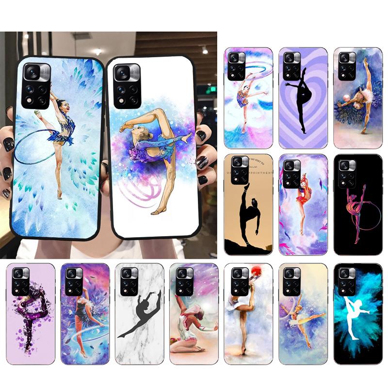 Gymnastics GYM Phone Case for Xiaomi Redmi note 13 12 Pro 11S 11 10 Pro 10S 12S Redmi 10 Shell Funda