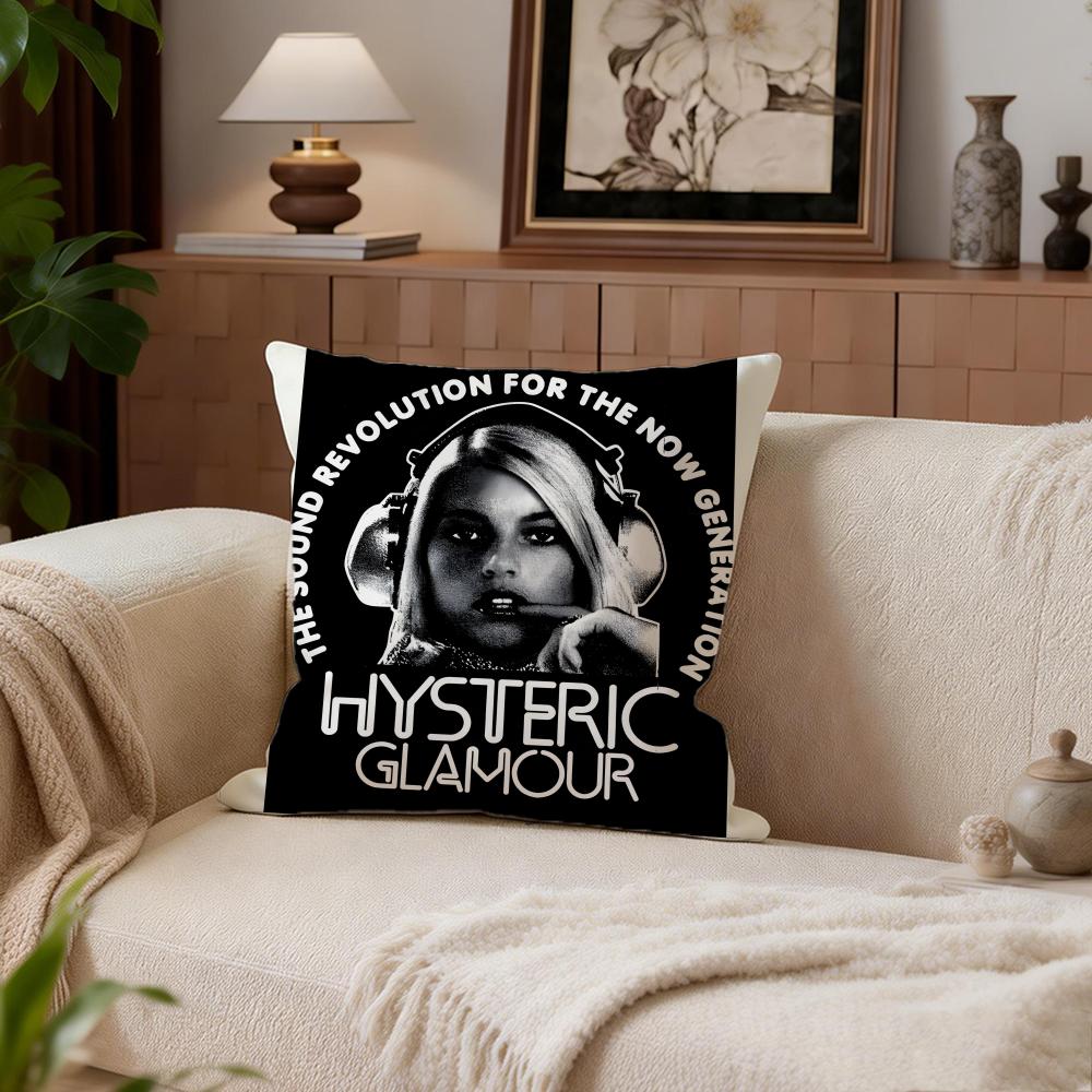 Hysteric Glamour Cushion Cover Cushion Cover Set 4Pcs 50X50 45X45 40X40 Pillowcase Decorative Sofa Home Decor
