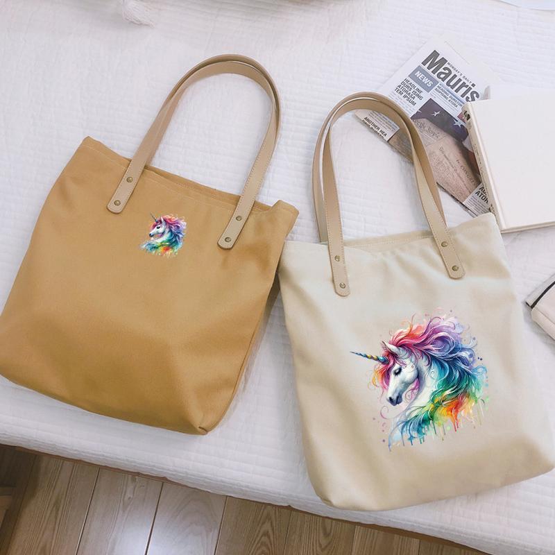 Iron On Transfer Beautiful Unicorn Stickers Diy Hoodies Jeans T-Shirt Heat Trnasfer Clothes Stickers Custom Iron-On Patches