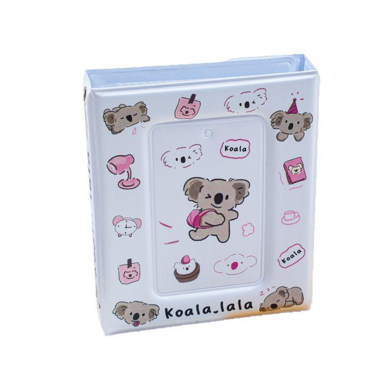 Cartoon 3 Inch Album Photo Postcard 36 Pockets Cards Mini Album Kpop Idol Pictures Collection Album Name Cards Storage Holder