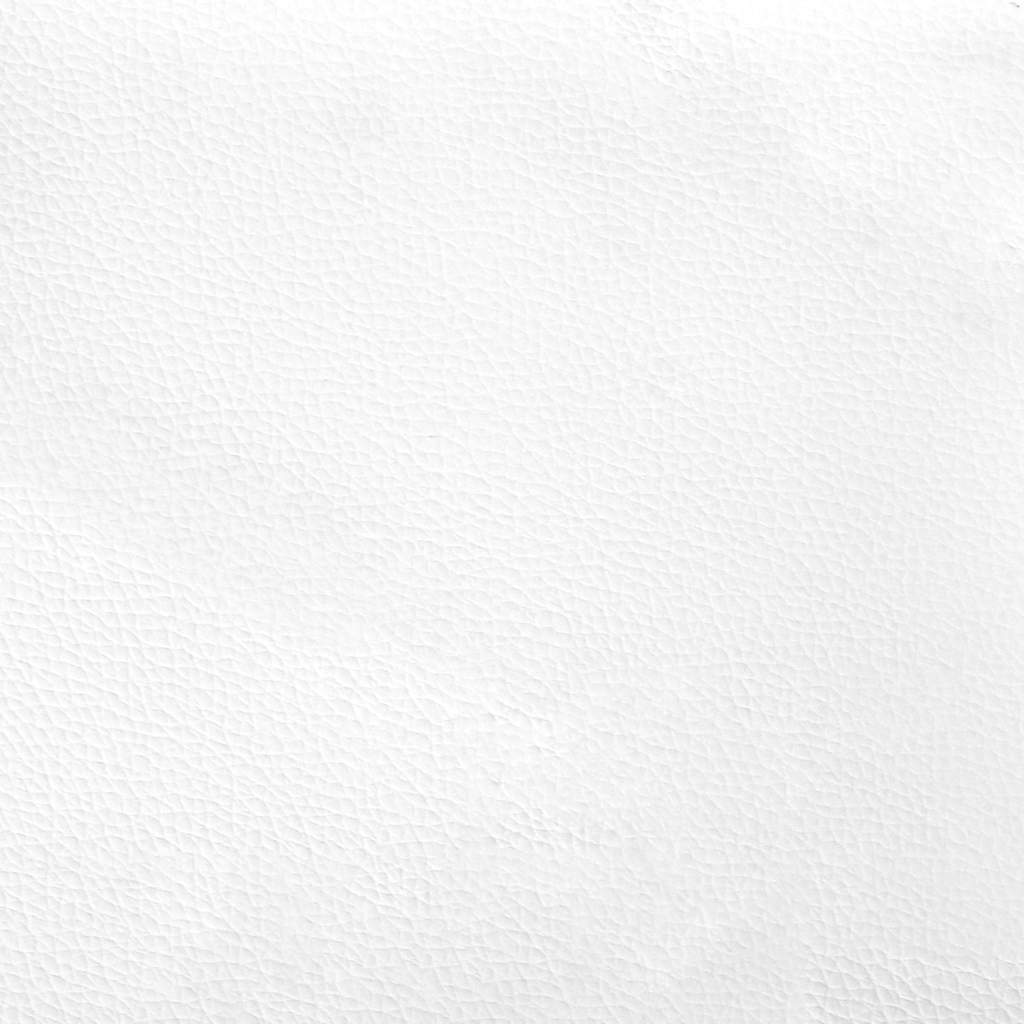 2 Seater Sofa White 180x81x84 cm Faux Leather