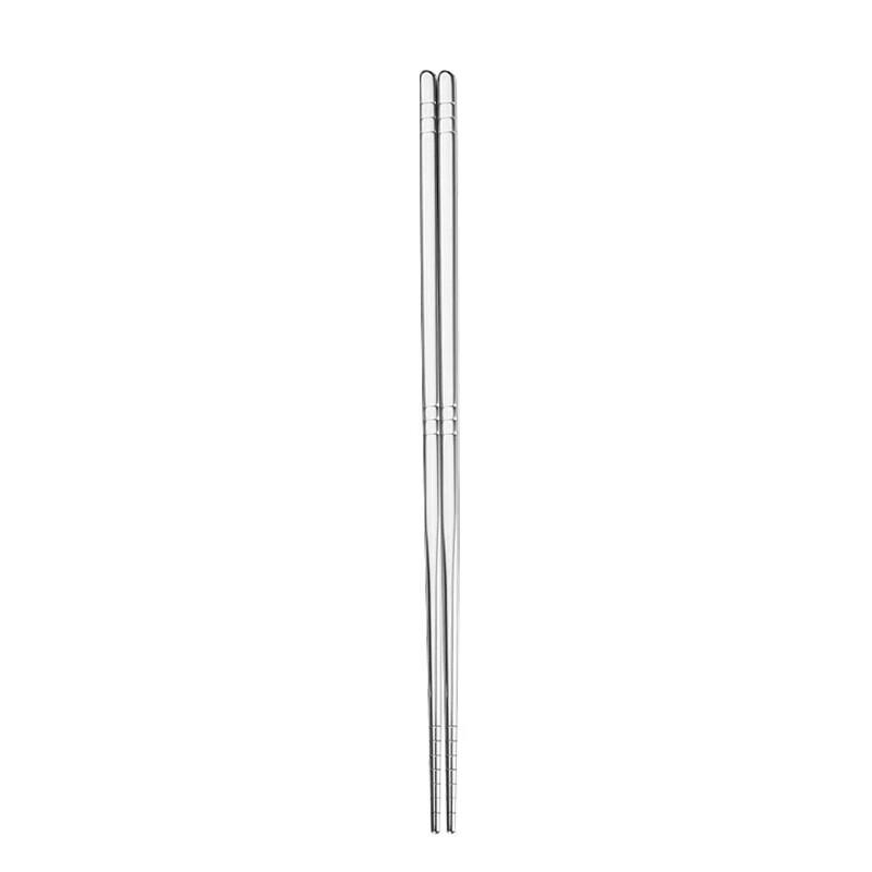 Xiyao 304 Stainless Steel Square Chopsticks, 10 Pairs