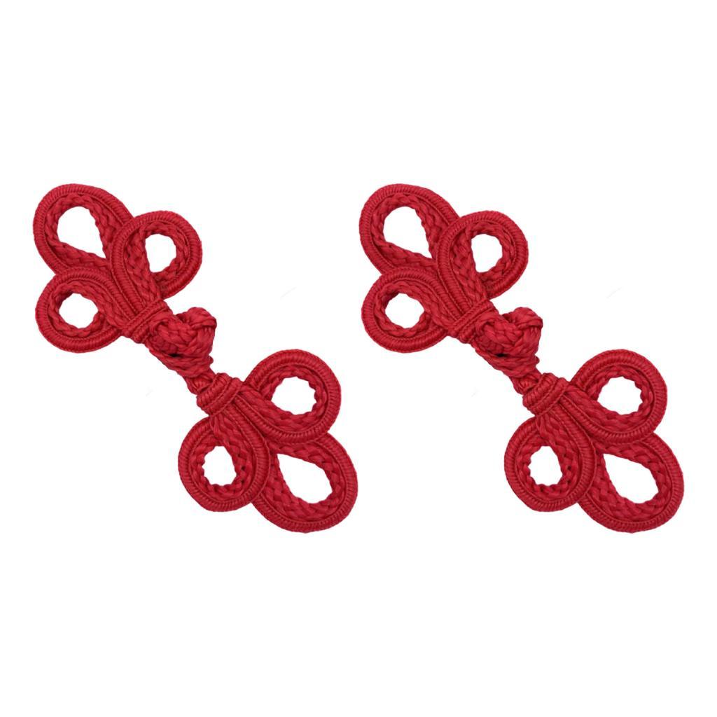 Retro Chinese Knot Button Handmade Nylon Cardigan Closure for Tang Suit Cloak Sweater Costume Sewing Projects