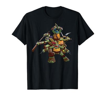 Teenage Mutant Ninja Turtles Gang Pose T-Shirt