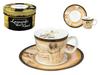 Espresso Cup with Saucer Leonardo Da Vinci Vitruvian Man