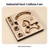 Rocking Horse Cutting Die | Sturdy, Shape Die, for Handmade Keychains