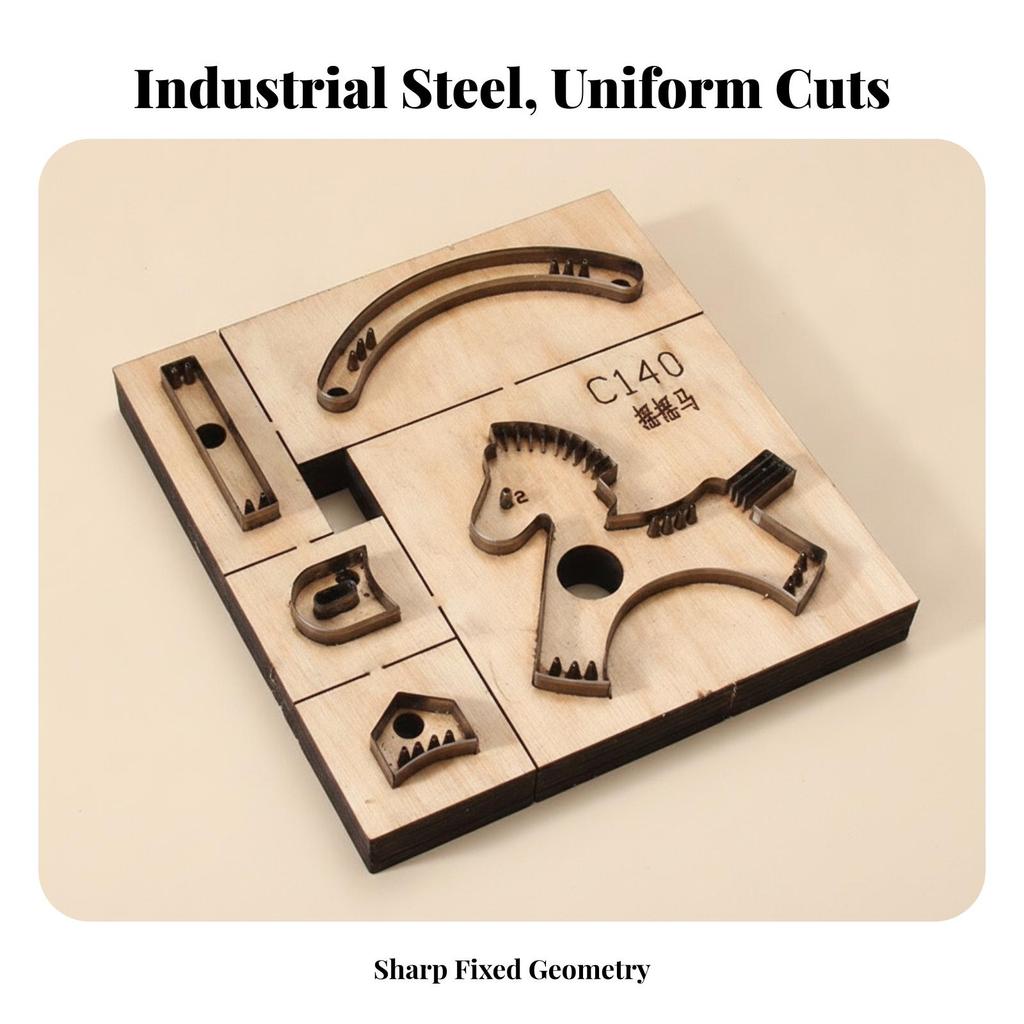 Rocking Horse Cutting Die | Sturdy, Shape Die, for Handmade Keychains