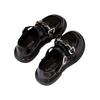 Girls' leather shoes, new spring and autumn British princess shoes, soft-soled black children's loafers, big kids' single shoes for summer