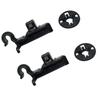 2 set di clip per asta di supporto del cofano dell'auto, occhiello in plastica, supporto per cofano 53452-02060 90480-15034 per Toyota Corolla 2003-2007