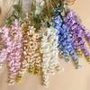 1pc Artificial Ceiling Wisteria Flower, WeddingHall Decoration Flower, Wisteria Flower, Ceiling Or Garden Artificial Flower