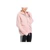 Adidas Originals Cotton Breathable Fashion Versatile Long Sleeve Hooded Sweatshirt Women Sweatshirt Pink EC0782