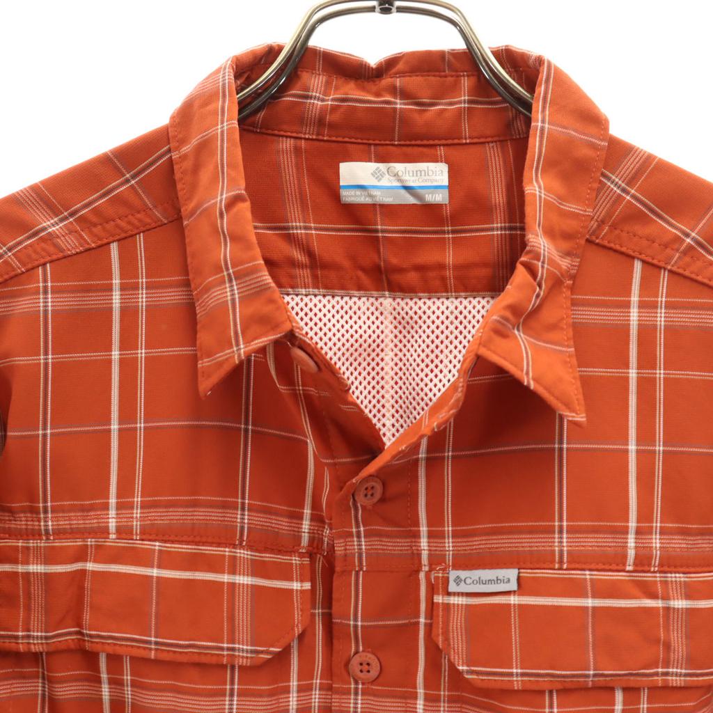 Columbia Check Pattern Long sleeve Silver Ridge Long Sleeve shirt Men's Used