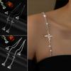 Non-Slip Rhinestone Bra Straps Sexy Off-the-shoulder Adjustable Bra Shoulder Belts Removable Decorative Underwear Shoulder Strap