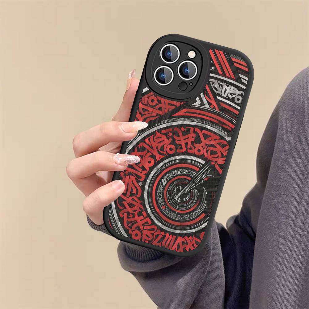 Pokras Lampas Art Graffiti Phone Cover For IPhone 16 15 14 13 12 11 Pro Max Plus Leather Soft Case