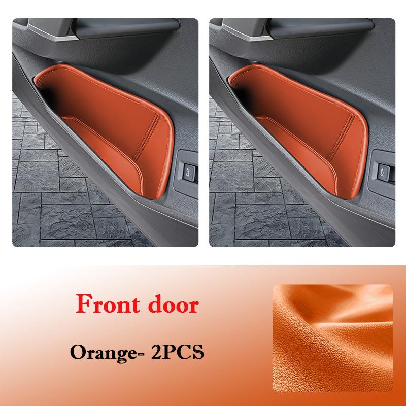 For VW Volkswagen Tayron 2026-2026 Car Door Slot Storage Box Leather Protective Pad Cover WaterProof Barrel Accessories