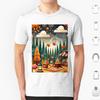 Enchanted Autumn Forest T Shirt Men Women Kids 6xl Autumn Fall Forest Enchanted Whimsical Seasonal Leaves Nature Cozy Cute