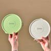 304 Stainless Steel Round Lunch Box With Rope Portable Fruit Salad Food Box Microwave Heatable Sealed Bento Box For Kids Student