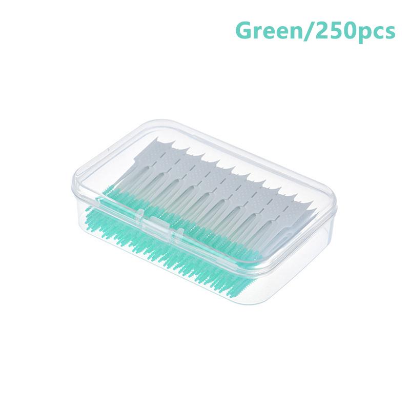 Interdental Brushes Silicone Toothpicks Teeth Floss Oral Hygiene Teeth Cleaning Soft Bristle Clean Between Teeth Toothbrush