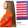 4Pcs American Flag Embroidered Patches Usa Patriotic Sew On Iron On Badge Applique for Backpack Jacket Hat Cap Uniform Clothes