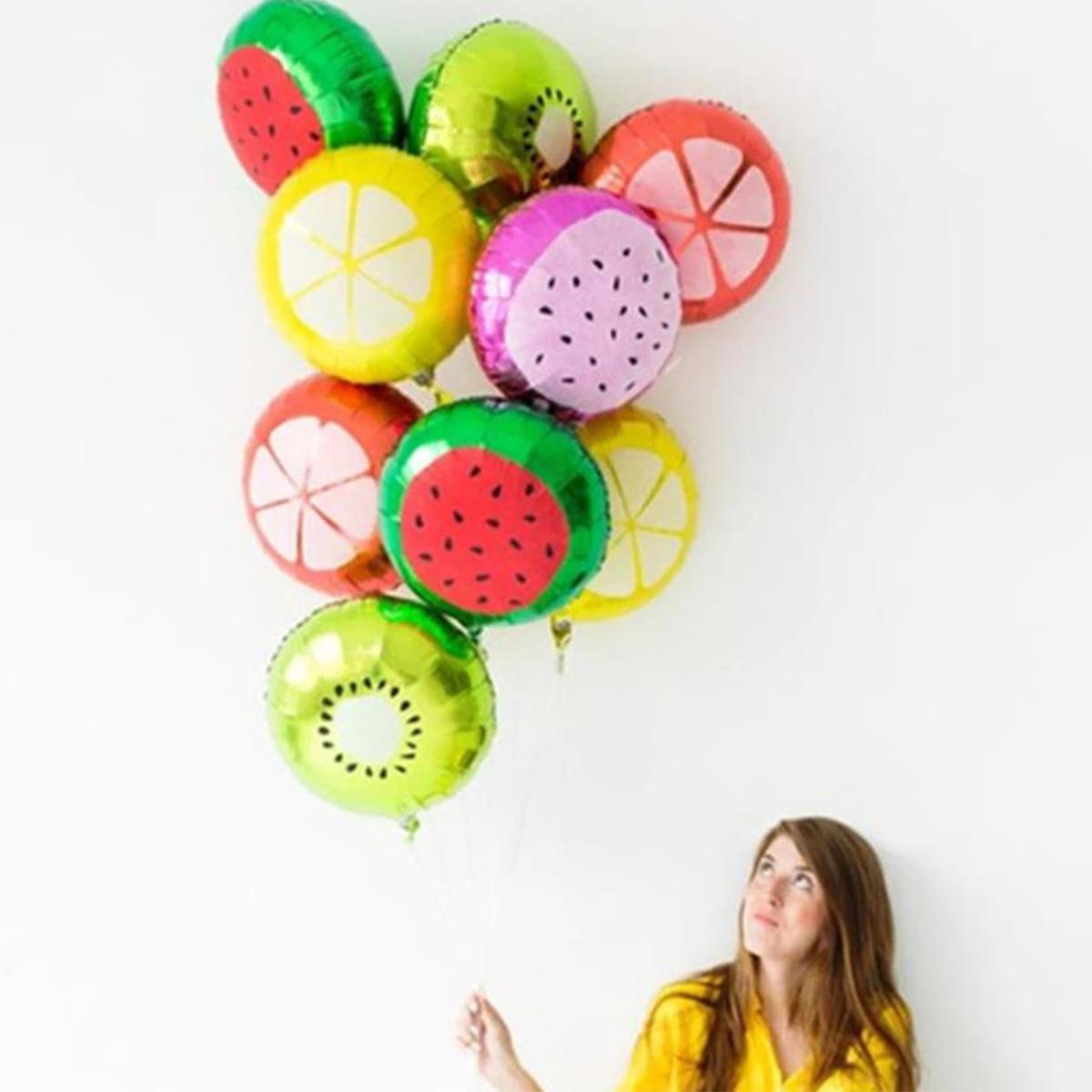 

5 шт./упаковка, 18 дюймов, высококачественные воздушные шары с фруктовой тематикой, украшения и воздушные шары для украшения, воздушные шары для вечеринок и ужинов с фруктами разноцветный