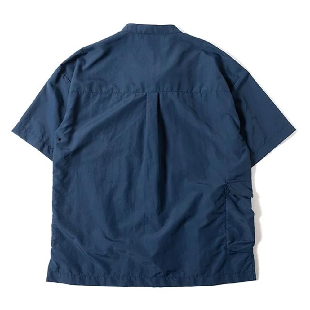 [Grip Swany] Women's Supplex Stand Collar Shirt GSW-34 (M, Navy)