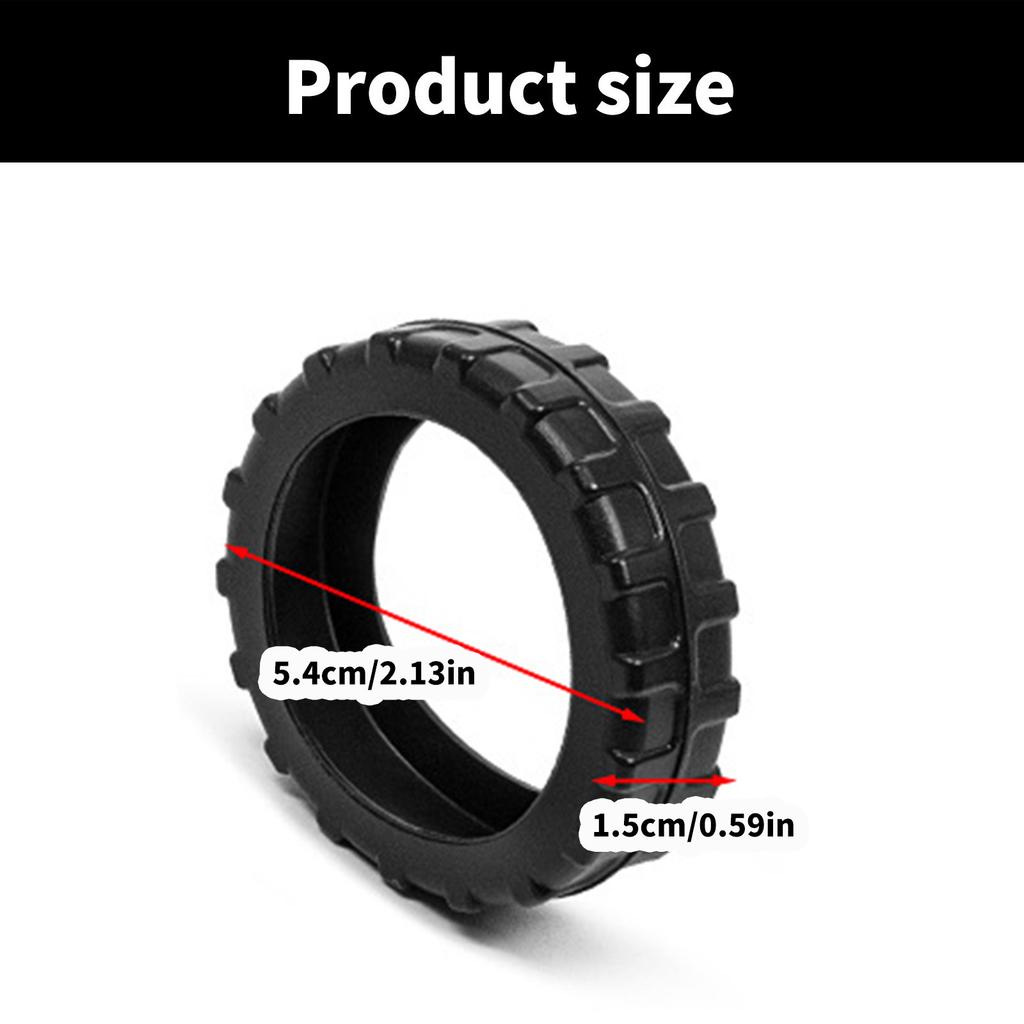 8Pcs Universal Silicone Luggage Wheel Cover Noise Reduction Protectors Anti Scratch Anti Roll Easy Installation