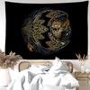 Eye Of The Moon Tapestry Wall Hanging Abstract Mysterious Art Witchcraft Bohemian Hippie Tapitz Bedroom Home Decor