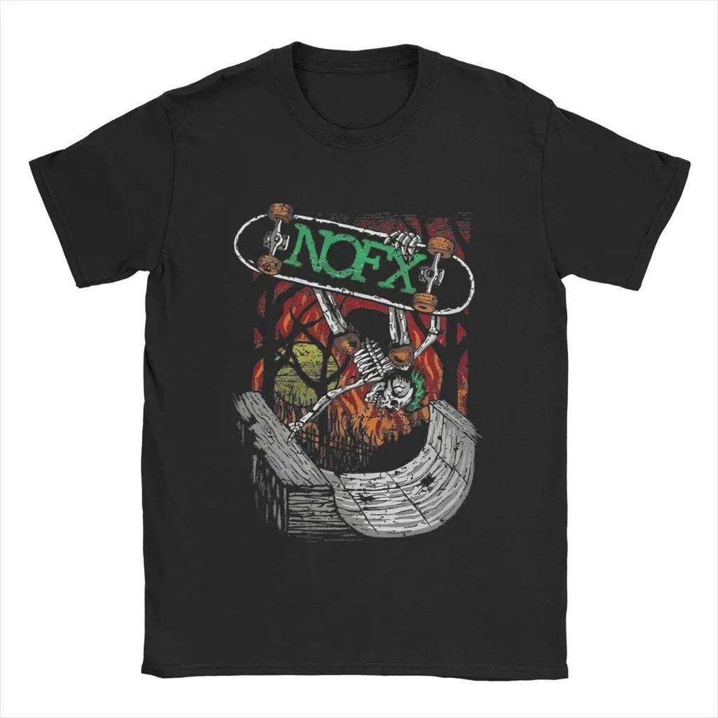 Nofx Hip Hop Drunk Unisex T Shirts Band Punk Rock Humorous Highend Luxury Unisex Style Both of Unisex and Women