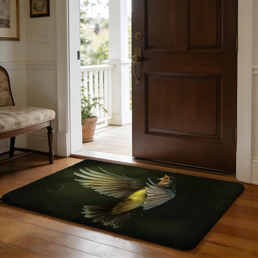

Floor Mat Soft Flannel Rug Non Slip Absorbent Mat for Bathroom Bedroom Home Decor A AHS American Horror Story TV movie 50x80cm