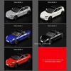 AKX1 1:24 TESLA Model 3 Car Toys  Alloy Diecasts Metal Vehicles Car Model With Sound Light Vehicle Toys For Children Gifts Collection